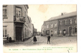 LOBBES - Rue D' Anderlues - Haut De La Place - 1909 - R.S. - Lobbes