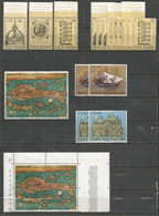 Vatican - Année 1972 - N°533 à 551 Et BF3 + Doubles ** - Bramante, Venise, Miniatures, Orione, Perosi, Bessarino. - Années Complètes