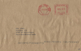 Kenya 2003 Nairobi Meter Pitney Bowes-GB “6300” PB162 Kenyatta University EMA Cover - Kenya (1963-...)