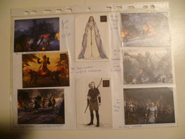 Lot De 16 Cartes Seigneur Des Anneaux / Lord Of The Rings Masterpieces / TOPPS Trading Cards  / Illustrateurs - Herr Der Ringe