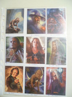 Lot De 24 Cartes Seigneur Des Anneaux / Lord Of The Rings Masterpieces / TOPPS Trading Cards  / Illustrateurs - Lord Of The Rings