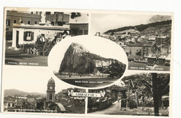 CPSM, Gibraltar, Gibraltar, Multi-Vues ,Ed. Rex , 1954 - Gibraltar