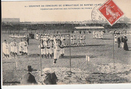 SOUVENIR DU CONCOURS DE GYMNASTIQUE DE NANTES(1er Aout 1909). - Fédération Sportive Des Patronages De France - Gymnastique