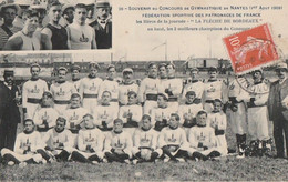 SOUVENIR DU CONCOURS DE GYMNASTIQUE DE NANTES(1er Aout 1909). - Fédération Sportive Des Patronages De France - Gymnastiek