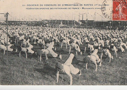 SOUVENIR DU CONCOURS DE GYMNASTIQUE DE NANTES(1er Aout 1909). - Fédération Sportive Des Patronages De France - Gymnastics