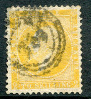 NORWAY 1857 King Oscar 2 Sk. Orange-yellow  Fine Used. - Used Stamps
