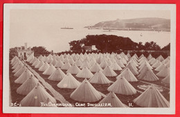 ISLE OF MAN   DOUGLAS CUNNINGHAM CAMP   LOTS OF TENTS  COLLISTER   RP - Isle Of Man