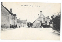PREUILLY (18) Le Bourg Automobile Du Photographe Du Palmarium Bourges - Other & Unclassified