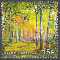 Russia 2011 Yvert 7219 Neuf ** Cote (2017) 1.30 Euro Europa CEPT Les Fôrets - Neufs