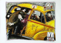 ► AUTOMOBILE   - Humour Taxi Aux USA  - American Heritage - Dessin Edward Sorel 1997 - Taxis & Huurvoertuigen