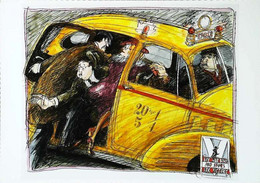 ► AUTOMOBILE   - Humour Taxi Aux USA  - American Heritage - Dessin Edward Sorel 1997 - Taxis & Fiacres