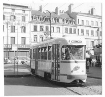 SAINT ETIENNE (42) Photographie Tramway électrique Gros Plan Vers 1950 - Saint Etienne