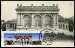 FRANCE (2020). Carte Maximum Card ATM LISA - 93 Congrès Féderation Française Assoc. Philat. Paris  Musée Palais Galliéra - 2020-…