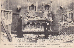 AK Malines - Cathedrale De Malines - Après Le Bombardement - Guerre De 1914 (54369) - Mechelen