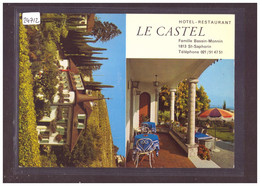 CARTE MODERNE - ST SAPHORIN - RESTAURANT LE CASTEL - TB - Saint-Saphorin