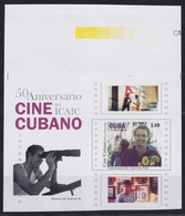 2009.425 CUBA MNH 2009 IMPERFORATED PROOF UNCUT 50 ANIV CINEMA MOVIE FRESA Y CHOCOLATE. - Ongetande, Proeven & Plaatfouten