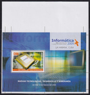 2009.426 CUBA MNH 2009 IMPERFORATED PROOF UNCUT INFORMATICS CONVENTIONS - Imperforates, Proofs & Errors