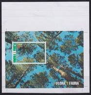 2010.667 CUBA MNH 2010 IMPERFORATED PROOF SHEET FLORA & FAUNA TREE - Geschnittene, Druckproben Und Abarten