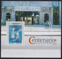 2013.632 CUBA MNH 2013 IMPERFORATED PROOF CENT MUSEO NACIONAL SERVANDO CABRERA. - Ongetande, Proeven & Plaatfouten