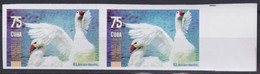2019.193 CUBA MNH 2019 IMPERFORATED PROOF 90c ANIMALES DE CORRAL BIRD CISNE AVES. - Imperforates, Proofs & Errors