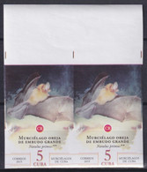 2019.198 CUBA MNH 2019 IMPERFORATED PROOF 5c MURCIELAGO BAT. - Imperforates, Proofs & Errors