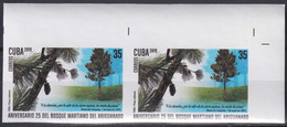 2019.205 CUBA MNH 2019 IMPERFORATED PROOF 35c MARTI TREE ARIGUANABO PINOS PINE. - Ongetande, Proeven & Plaatfouten