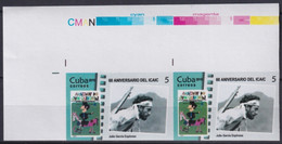 2019.210 CUBA MNH 2019 IMPERFORATED PROOF 5c CINEMA MOVIE JUAN QUINQUIN. JULIO GARCIA ESPINOSA. - Geschnittene, Druckproben Und Abarten