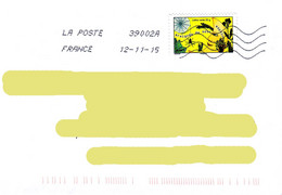 France 2015, Spider / Araignée / Moon / Lune On A Circulated Cover - Spiders