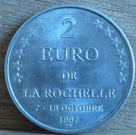2 EUROS DE LA ROCHELLE 7 -18 OCTOBRE 1997 PRECURSEUR EURO TEMPORAIRE - Euro Delle Città