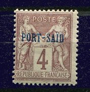 Port Said *  N° 4-  4c Lilas -brun - Unused Stamps