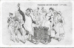 Ticket - Programme - FRANCOIS Les BAS BLEUS - Opéra Comique Messager - Danses Fantaisies Piano - Prix Nets - 3e Acte - Tickets - Vouchers