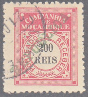 MOZAMBIQUE CO.  SCOTT NO  J19     USED    YEAR  1911 - Otros & Sin Clasificación