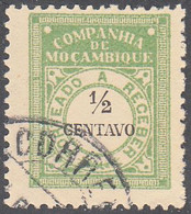 MOZAMBIQUE CO.  SCOTT NO  J21      USED    YEAR  1916 - Otros & Sin Clasificación