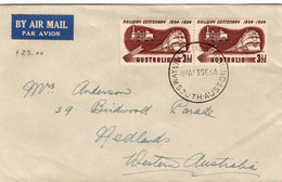 Australia PM 69 1954   Postmark Collection Waiville Showground,souvenir Cover - Marcophilie