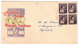 Australia PM 135 1959   Postmark Collection ,Australian Philatelic Exhibition,souvenir Cover - Poststempel