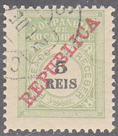 MOZAMBIQUE CO.  SCOTT NO  J11     USED   YEAR  1911 - Otros & Sin Clasificación