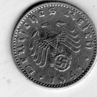 Piéce De  50 Reichspfennig En Aluminium 1941 Lettre A - En SUP - - 50 Reichspfennig