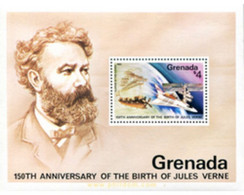Ref. 319053 * MNH * - GRENADA. 1979. 150th ANNIVERSARY OF THE BIRTH OF JULES VERNE  . 150 ANIVERSARIO DEL NACIMIENTO DE - Aviones