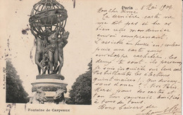 75 -Très Belle Carte Postale Ancienne De PARIS  Fontaine Carpeaux  ( Dos Simple 1904 ) - Sonstige Sehenswürdigkeiten