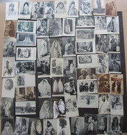 LOT De 62 CPA : TUNISIE , FEMMES ARABES - Superbes Portraits -  Lire Descriptif - 1 Scan - Túnez