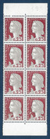 Marianne De Decaris N°1263 Bloc 2 Bandes De 4 De Carnets Non Confectionnés Rare! - 1960 Marianne Of Decaris