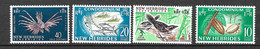 Nouvelles Hébrides  N°215 à 218   Neufs  * *   B/TB  Voir Scans    - Unused Stamps