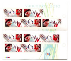 RC 20169 CANADA BK 425 JEUX OLYMPIQUES DE VANCOUVER 2010 COMPLET BOOKLET MNH NEUF ** - Folletos/Cuadernillos Completos