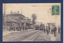 CPA [76] Seine Maritime > Darnétal Gare Train Chemin De Fer Circulé - Darnétal