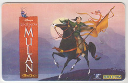 CZECH REPUBLIC -  Disney Legend By Mulan, 50 U, Tirage 100,000, Used - Tsjechië