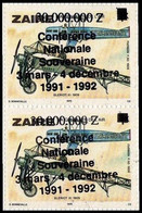 943** - Surch. "conf. Nationale …", NON EMIS (bloc De 2) / Opdruk  "conf. Nationale …", NIET UITGEGEVEN (blok Van 2) - Unused Stamps