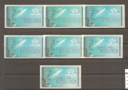 Portugal, 1998, # 16A/16Aa - Franking Machines (EMA)