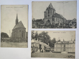 SALENCY - Chapelle Saint Medard; L'Eglise; Le Château - Autres Communes