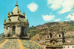 - QUITO, ECUADOR - SUDAMERRICA - Iglesia De San Francisco, Desde La Torre De La Compnia.  - Scan Verso - - Ecuador