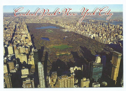 AERIAL VIEW OF CENTRAL PARK BORDERED BY FIFTH AVENUE AND CENTRAL PARK WEST.- NEW YORK CITY.- ( U.S.A. ) - Parks & Gärten